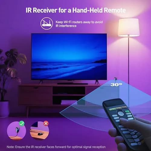 Cable Matters Infrared Remote Extender Cable, IR Repeater Kit, 25ft | Control from Hidden Locations thumbnail 2