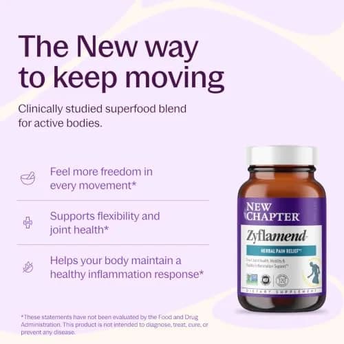 New Chapter Zyflamend Joint and Inflammation Supplement 120 Vegetarian Capsules | Supports Healthy Inflammation Response thumbnail 2