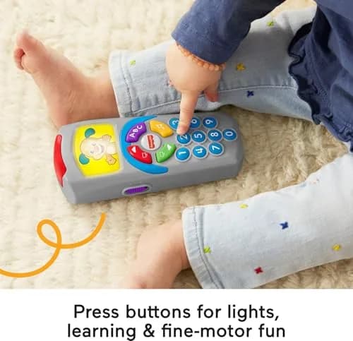 Fisher-Price Laugh & Learn Puppy's Remote Toy | 1 Count (1 Unit) | Music & Lights for Infants 6+ Months thumbnail 5