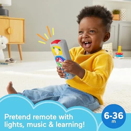 Fisher-Price Laugh & Learn Puppy's Remote Toy | 1 Count (1 Unit) | Music & Lights for Infants 6+ Months thumbnail 3