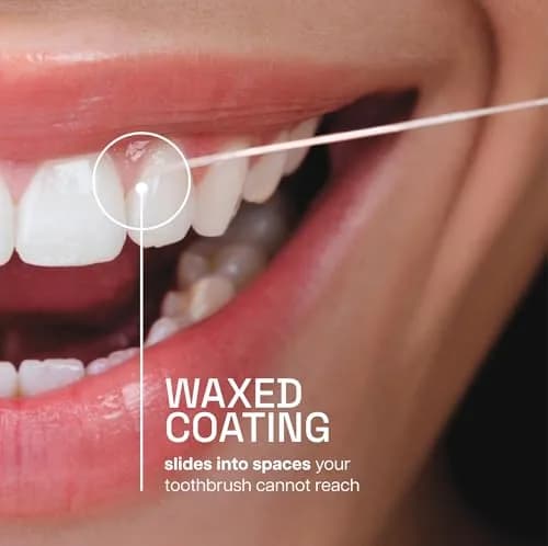 Reach Mint Waxed Dental Floss 55 yd (165 ft) | Plaque Remover, Shred Resistant, PFAS-Free thumbnail 2