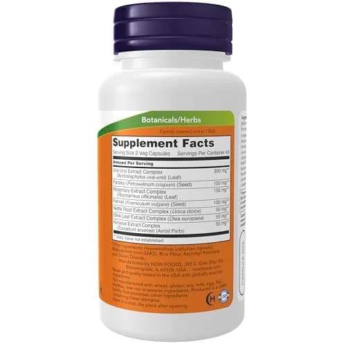 NOW Foods Kidney Cleanse with Uva Ursi, Parsley Seed, Fennel, and Horsetail 90 Veg Capsules | Supports Urinary Tract Health thumbnail 2