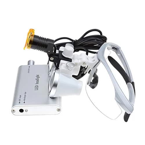 Dental Power 3.5x Magnification Loupes with LED Headlight 420mm Working Distance | Professional Dental Magnifier Set thumbnail 7