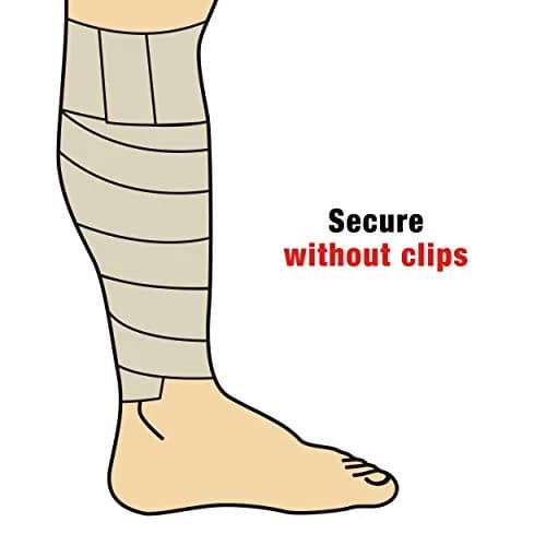 ACE Brand Elastic Bandage with Clips 4" (10.16 cm) | Moderate Support for Sprains & Soreness thumbnail 3