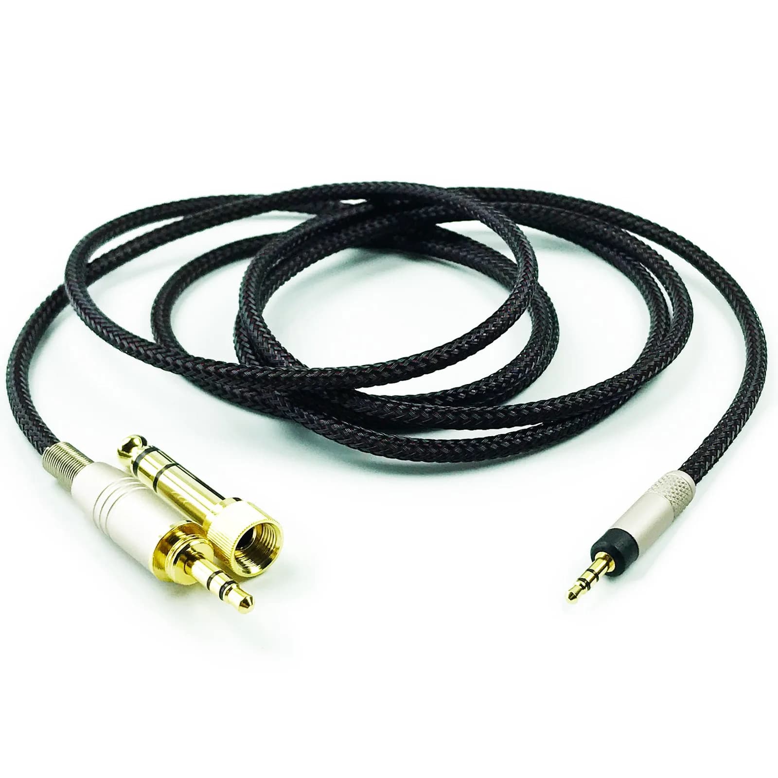 NewFantasia Replacement Audio Upgrade Cable Compatible with Bose QuietComfort 25, QC35 II, QC45, 1.2meters/4feet | Braided Tangle-Free — 4.9 feet