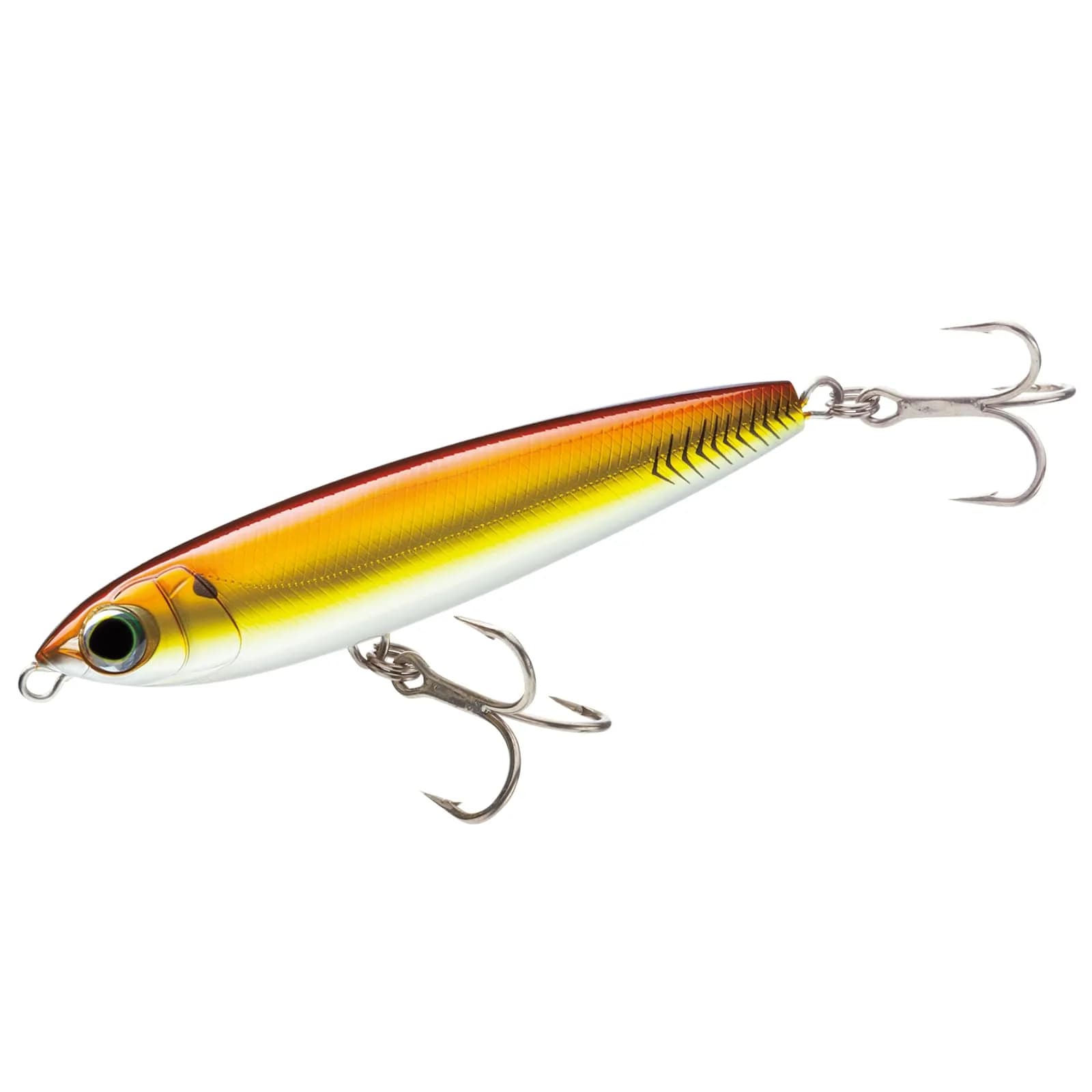 Duel Hydro Pencil Floating Lure 125mm (5") Black/Silver | Walk-the-Dog Topwater Lure — Bronze