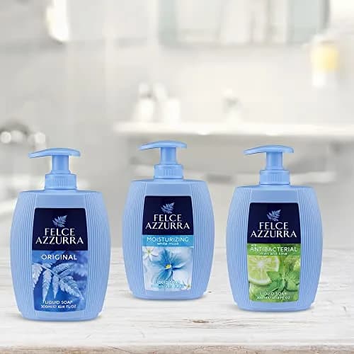 Felce Azzurra White Musk Delicate Essence Liquid Soap 299.88ml (10.14 Oz) | Gentle Cleansing for All Skin Types thumbnail 4