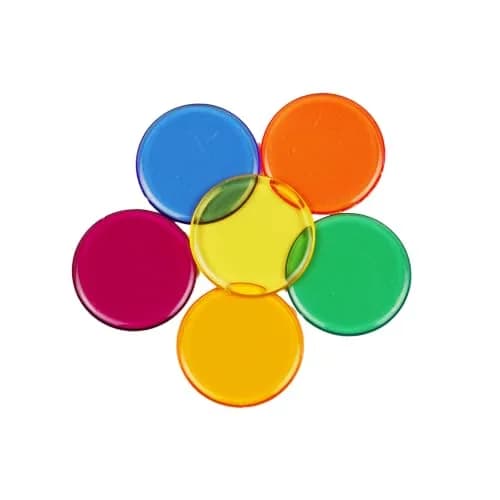Learning Advantage 0.75" Transparent Counters | Set of 1000 for Early Math Skills thumbnail 3