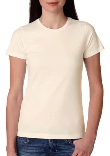 The Next Level Women's Boyfriend Tee Style T-Shirt | Ivory, X-Large, Casual Cotton thumbnail 1