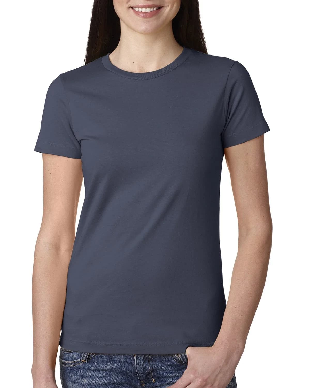 The Next Level Signature Style Boyfriend Jersey T-Shirt Ivory XX-Large | Relaxed Fit Cotton Blend — Indigo / XX-Large