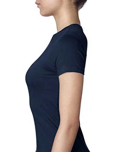 The Next Level Ladies' Boyfriend T-Shirt XL MIDNIGHT NAVY | Relaxed Fit Cotton Tee for Women thumbnail 2