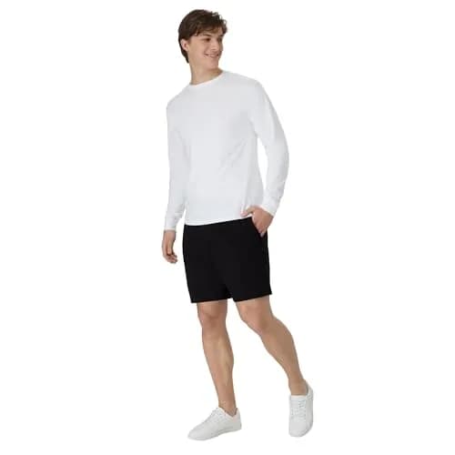 Hanes Men's Jersey Cotton Shorts with Pocket | Comfortable, Versatile & Imported from USA thumbnail 7