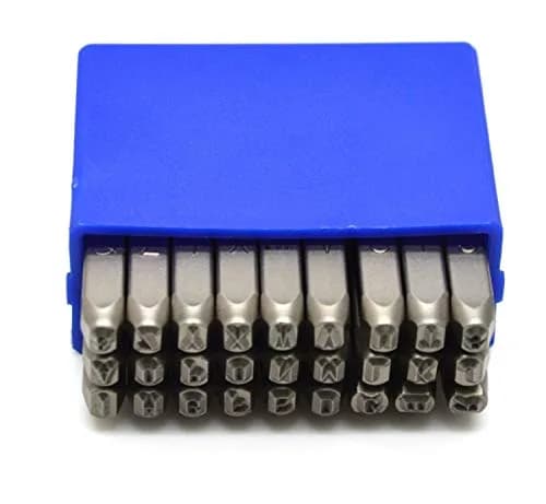 WKSTOOL Heavy Duty Steel Stamp Set 1.5mm | Professional Metal & Leather Marking Kit thumbnail 2