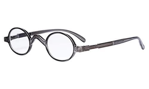 Eyekepper 0.75 Diopter Reading Glasses | Small Round Readers for Men & Women, 135mm Arm Length thumbnail 1
