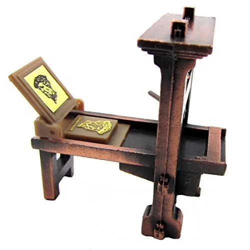 TG,LLC 1:48 Scale Metal Printing Press Die Cast Diorama Accessory Desk Pencil Sharpener | Vintage Collectible with Hidden Sharpener thumbnail 1
