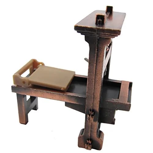 TG,LLC 1:48 Scale Metal Printing Press Die Cast Diorama Accessory Desk Pencil Sharpener | Vintage Collectible with Hidden Sharpener thumbnail 2