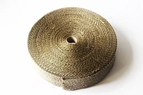 LEDAUT Titanium Exhaust Heat Wrap 2" x 100ft (60.96m) with 16 Stainless Steel Ties | Reduces Under-Hood Temps Up to 50% thumbnail 3