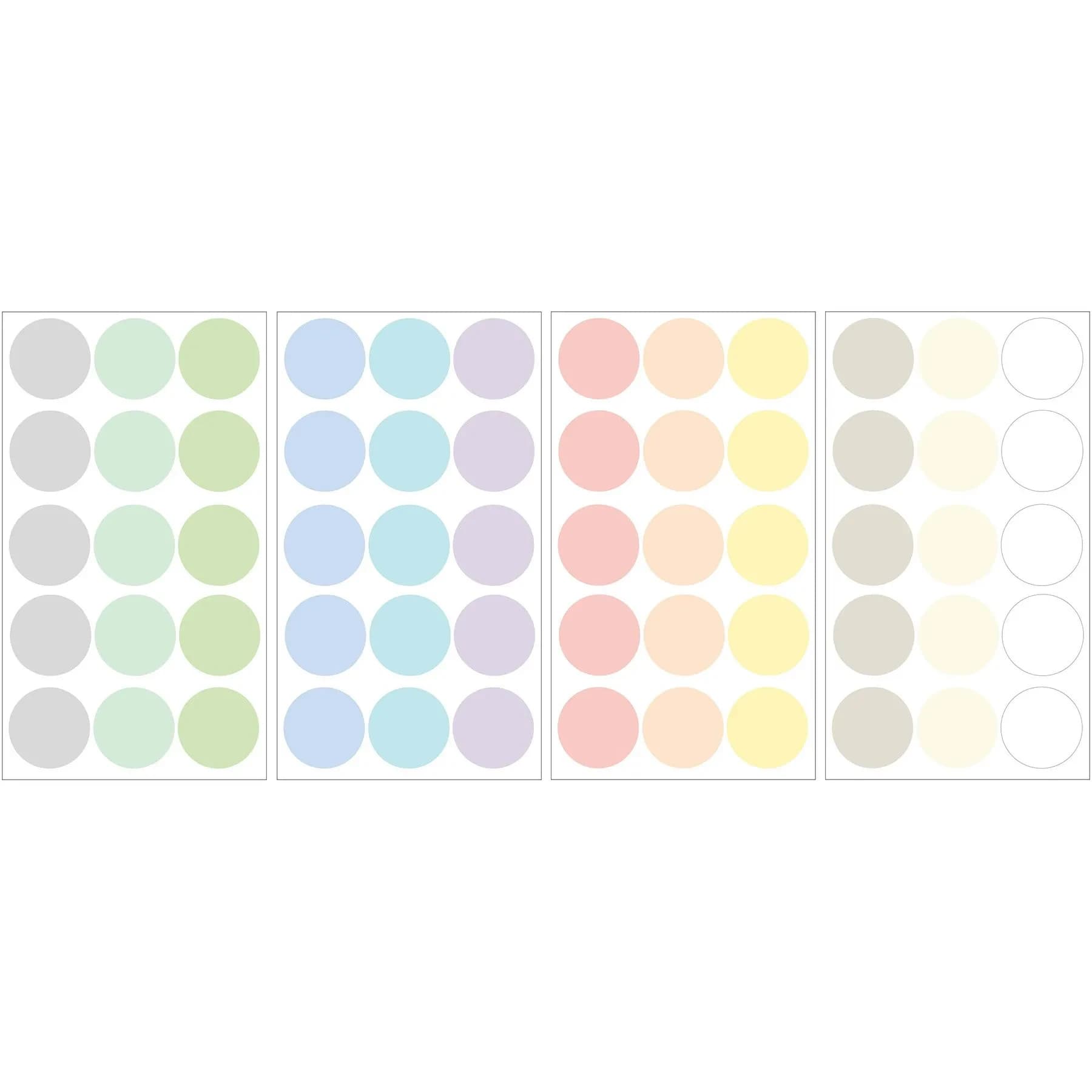 Wall Pops Pastel Confetti MiniPops Sticker Set | 60 Count, Repositionable Vinyl Dots - main product image