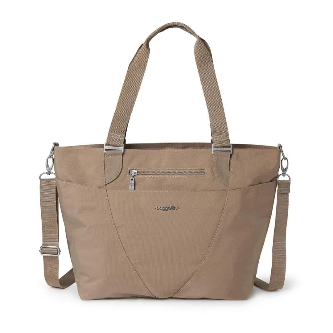 Baggallini Avenue Tote 12x18 Laptop Tote Bag for Women | Lightweight Work Travel Carry On Bag