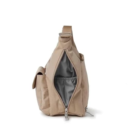 Baggallini Everywhere Bagg Hobo Crossbody Bag for Women 228ml (8 Fl Oz) | Water-resistant Travel Bag with RFID Wristlet thumbnail 9