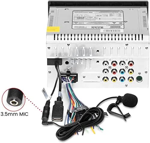 FingerLakes Microphone Assembly for Car Head Units | Omni-Directional 3.5mm Mic with 3M Cord & Dash Mount thumbnail 6