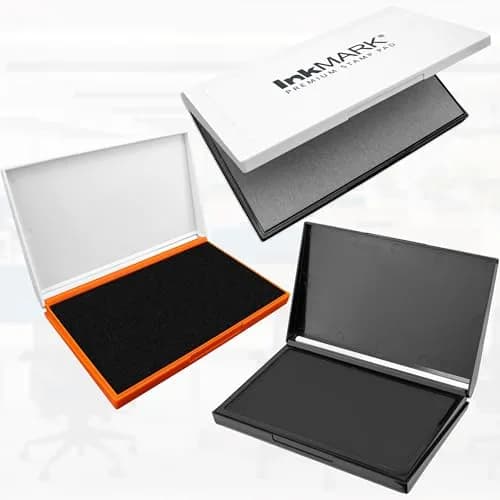 MaxMark Large Black Stamp Pad 4.25" x 7.25" | Premium Felt for Thousands of Crisp Impressions thumbnail 2