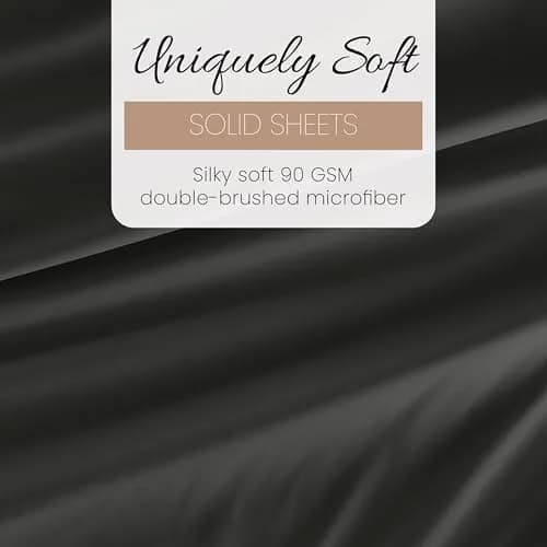 Linen Market Twin Bed Sheets Gray | Deep Pocket Microfiber for Cooler Sleep thumbnail 6