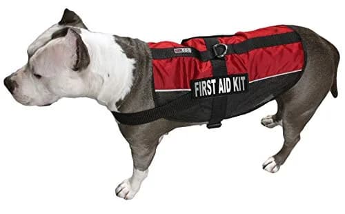 Dogline First Aid Kit Patches, Large/X-Large (2-Pack, Black) | Reflective & Removable Velcro Patches thumbnail 6