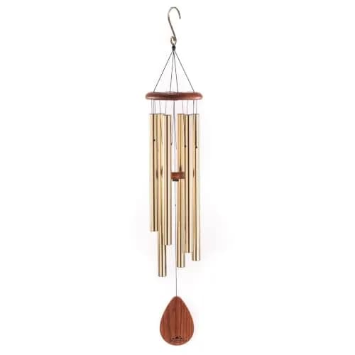 UpBlend Outdoors Bronze Aluminum Wind Chimes 38" (96.5cm) | Deep Tone E Major Pentatonic thumbnail 4