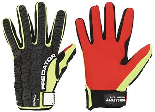 MCR Safety Predator Textured PU Coated Synthetic Leather Palm Gloves, Lime, Medium (1 Pair) | ANSI Cut Level A2 thumbnail 1