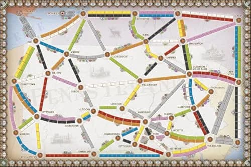 Days of Wonder Ticket to Ride United Kingdom + Pennsylvania Board Game Expansion | Strategy Family Game for Kids & Adults thumbnail 7