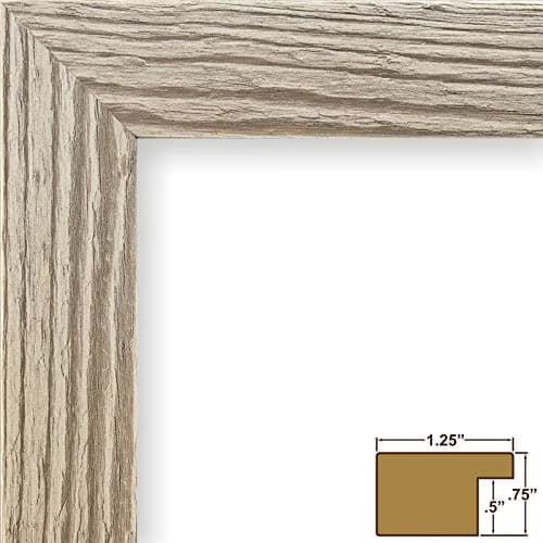 Craig Frames 12x16 inch White Faux Barnwood Picture Frame | Modern Wall Decor for Art and Photos thumbnail 2
