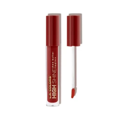 L.A. COLORS High Shine Lipgloss Scarlett 0.14 oz (4 ml) | Shea Butter & Vitamin E Enriched thumbnail 2