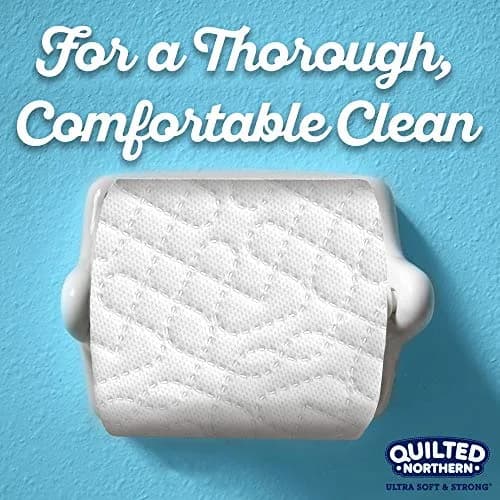 Quilted Northern Ultra Soft & Strong Toilet Paper, 12 Mega Rolls | 2-Ply Biodegradable Bath Tissue thumbnail 5
