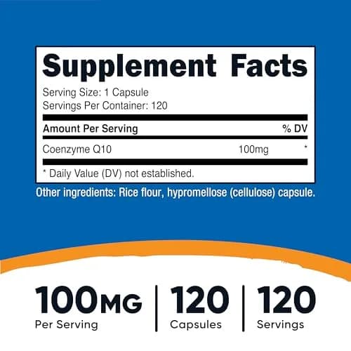 Nutricost CoQ10 100mg thumbnail 2