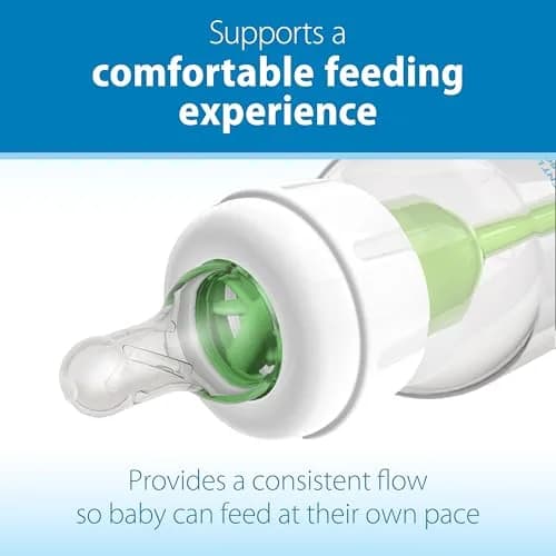 Dr. Brown's Narrow Level 1 Slow Flow Nipple, 0m+, 6-Pack | Clinically Proven Anti-Colic Nipple thumbnail 4