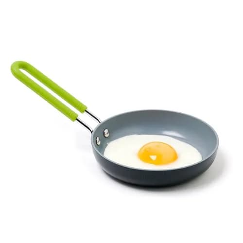 GreenPan Mini Healthy Ceramic Nonstick Egg Pan 12.5 cm (5") | Perfect for Single Servings thumbnail 1