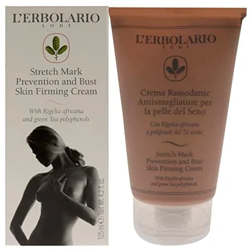 L'Erbolario Stretch Mark Prevention and Bust Skin Firming Body Cream 4.2 oz | Hydrates & Tightens for Dry Skin thumbnail 1