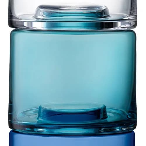 LSA International Stack Vase Trio 41.5 cm (16.25") | Handmade Mouth Blown Glass thumbnail 4