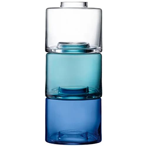 LSA International Stack Vase Trio 41.5 cm (16.25") | Handmade Mouth Blown Glass thumbnail 2