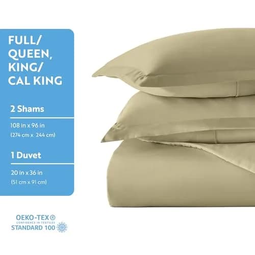 Linen Market Soft Brushed Microfiber Duvet Cover Set King | Luxurious & Durable thumbnail 4