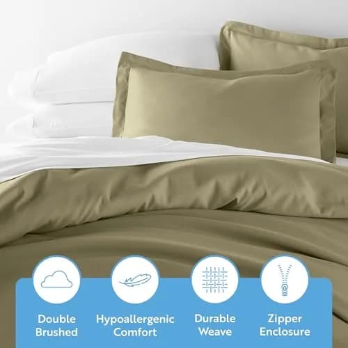 Linen Market Soft Brushed Microfiber Duvet Cover Set King | Luxurious & Durable thumbnail 3