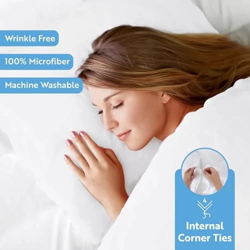 Linen Market Duvet Cover Queen Size 90"x94" Ultra Soft Microfiber | Durable & Soft Brushed Microfiber thumbnail 2