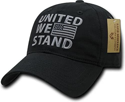 Rapid Dominance Relaxed Graphic Cap, Black | Classic Dad Hat with Embroidered Logo (One Size) thumbnail 1