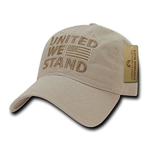 Rapid Dominance Relaxed Graphic Cap, Khaki | Classic Dad Hat Fit & Embroidered Logo thumbnail 1