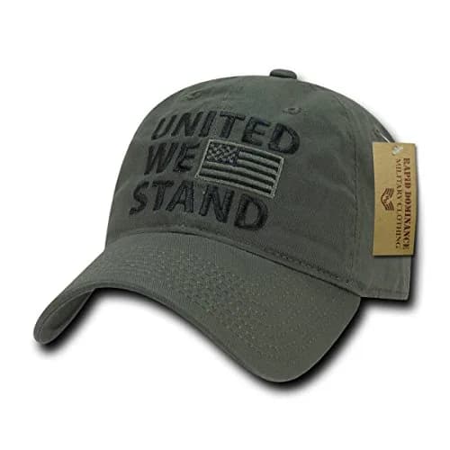 Rapid Dominance Relaxed Graphic Cap, Olive | Classic Dad Fit, Adjustable, Cotton thumbnail 1