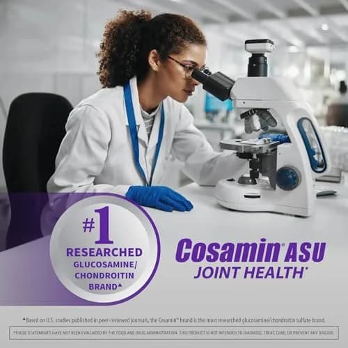 Nutramax Cosamin ASU Joint Health Supplement 230 Capsules | Faster-Acting Formula with Glucosamine, Chondroitin, ASU, and Boswellia thumbnail 7
