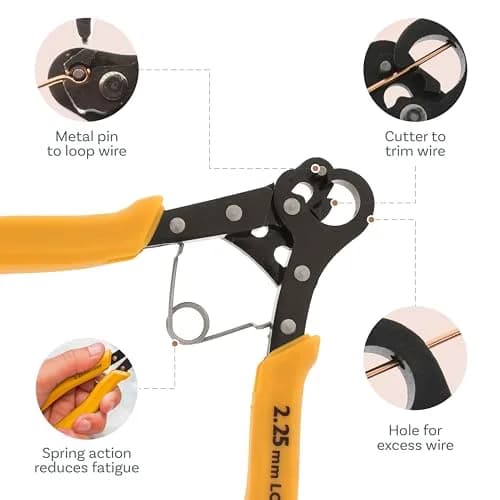The Beadsmith Original One Step Looper Pliers | Creates Consistent 2.25 mm Loops for Jewelry Making (5 Inch) thumbnail 5