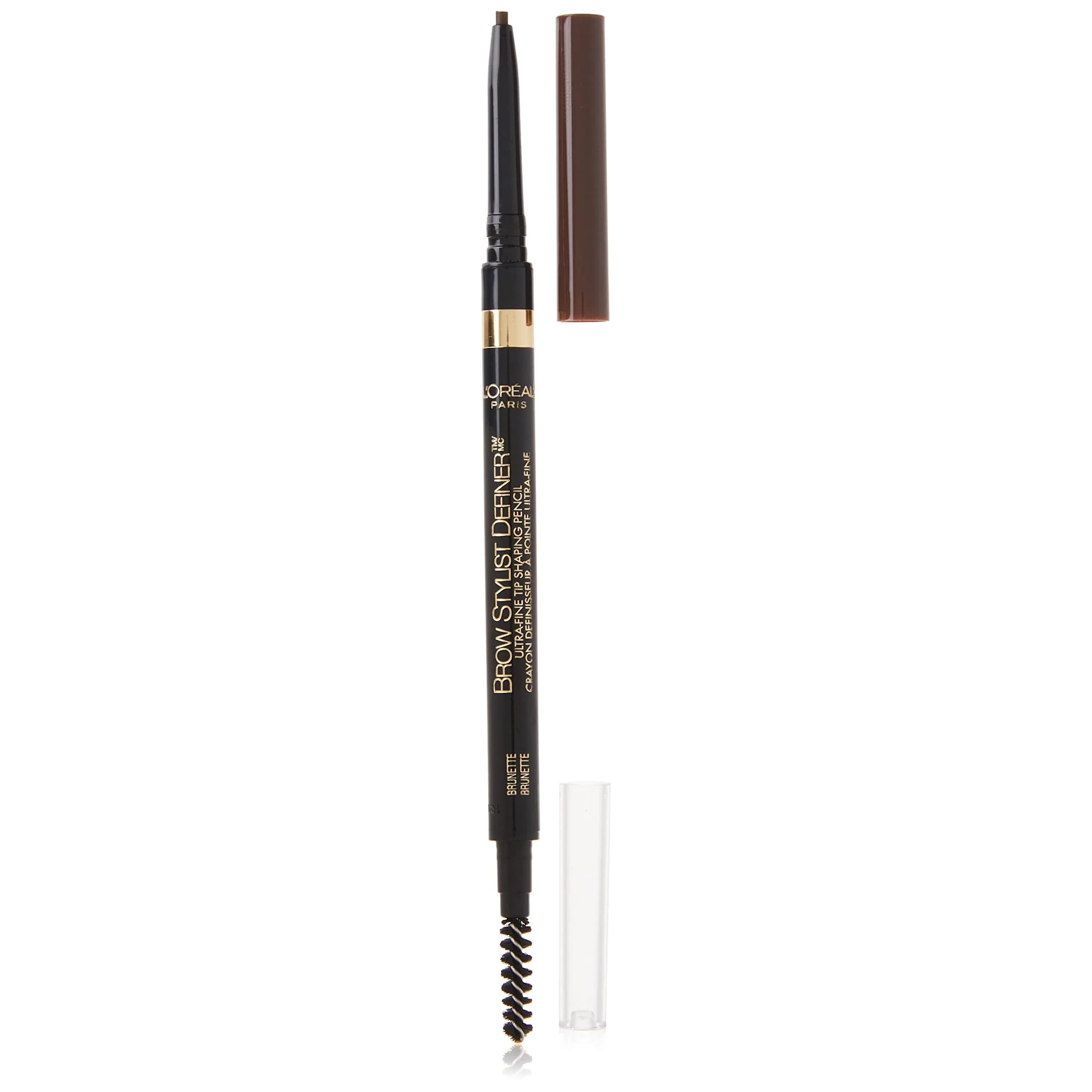 L'Oreal Paris Brow Stylist Definer Waterproof Eyebrow Pencil, Brunette | Ultra-Fine Tip for Natural Brows - main product image