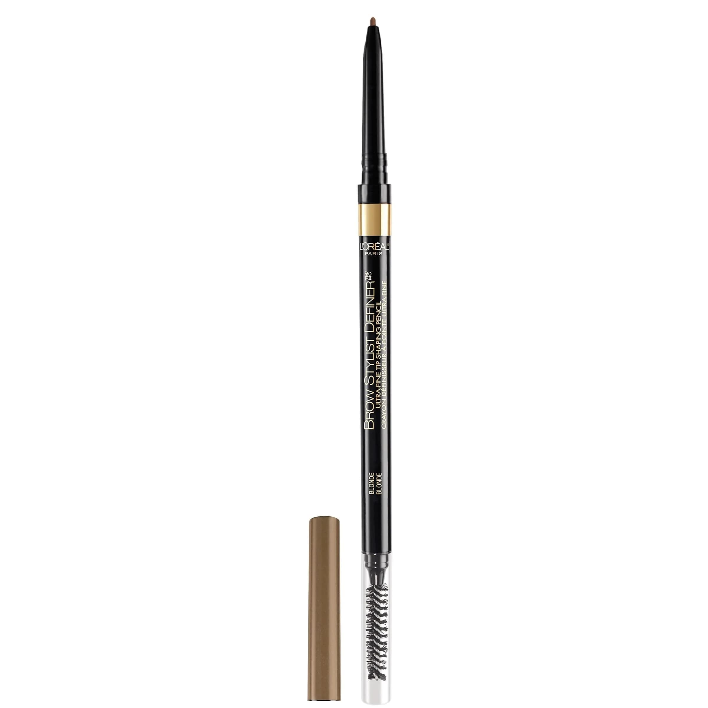 L'Oreal Paris Brow Stylist Definer Waterproof Eyebrow Pencil, Dark Brunette | Ultra-Fine Mechanical Pencil for Precise, Natural Brows — Blonde / SINGLE